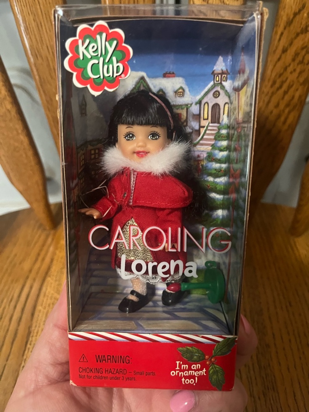 Mattel Kelly Club Caroling Lorena Doll in Red Coat with White Fur Trim - Picture 7 of 7